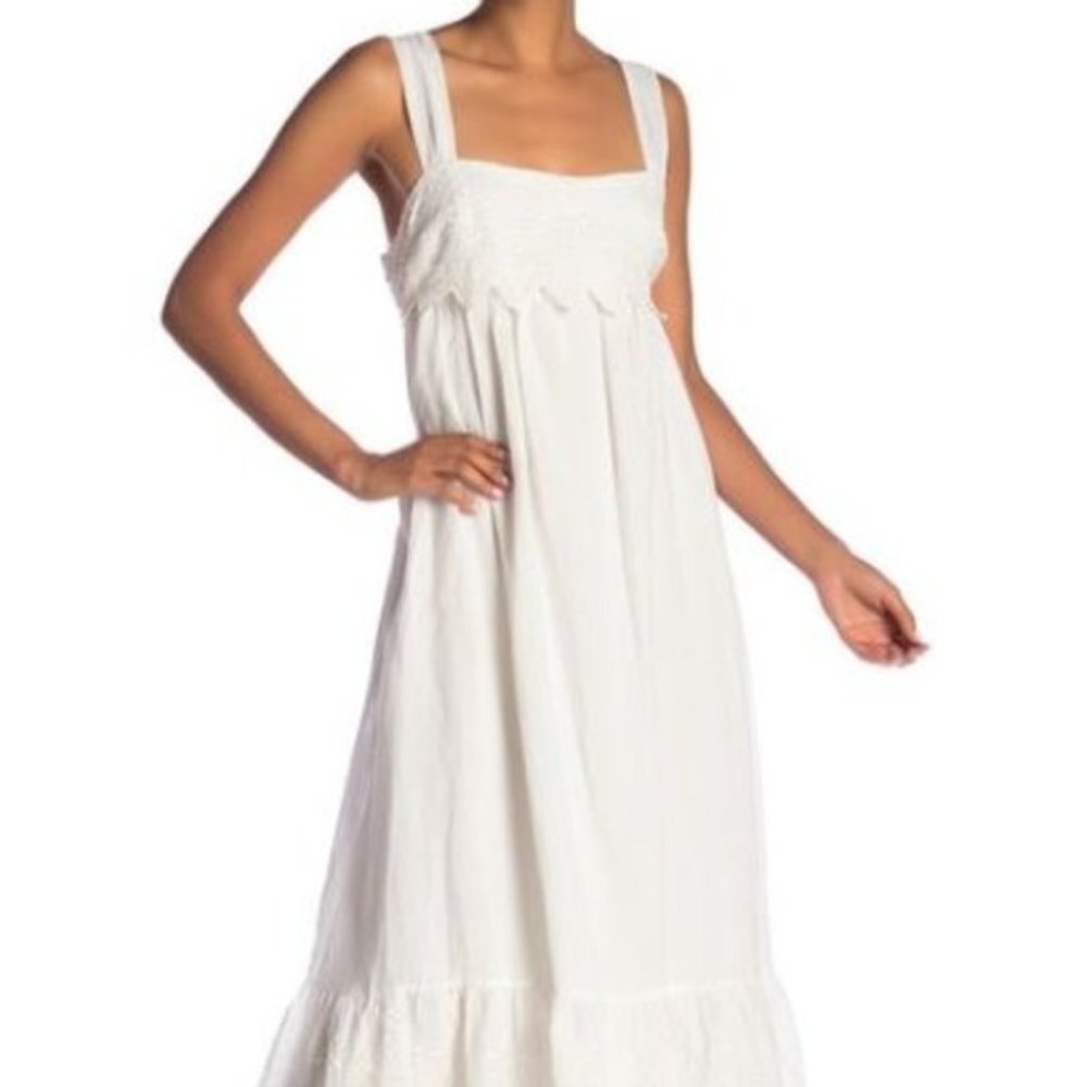 Johnny Was White Mishti Dress